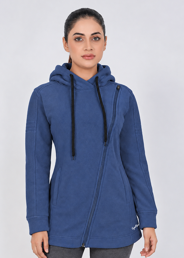 Crossover Hoodie - Navy Gymrun
