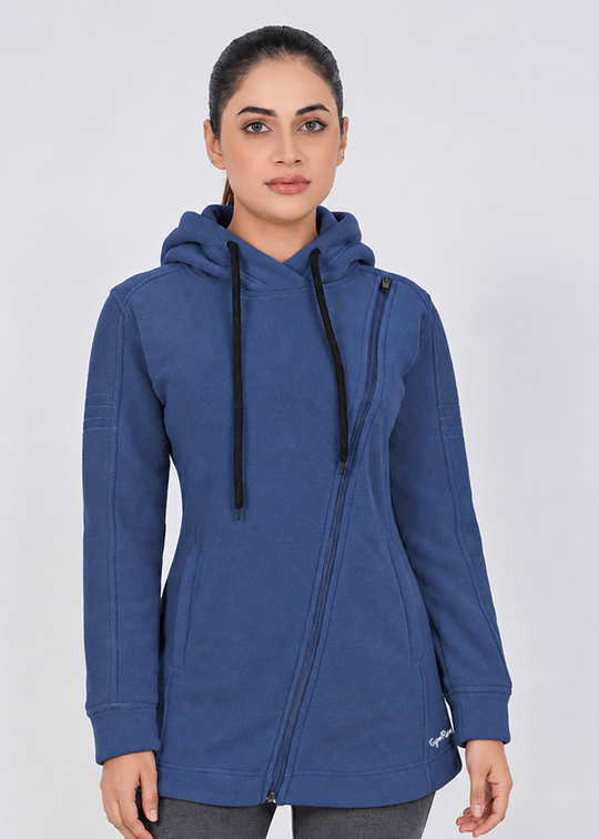 Crossover Hoodie - Navy Gymrun