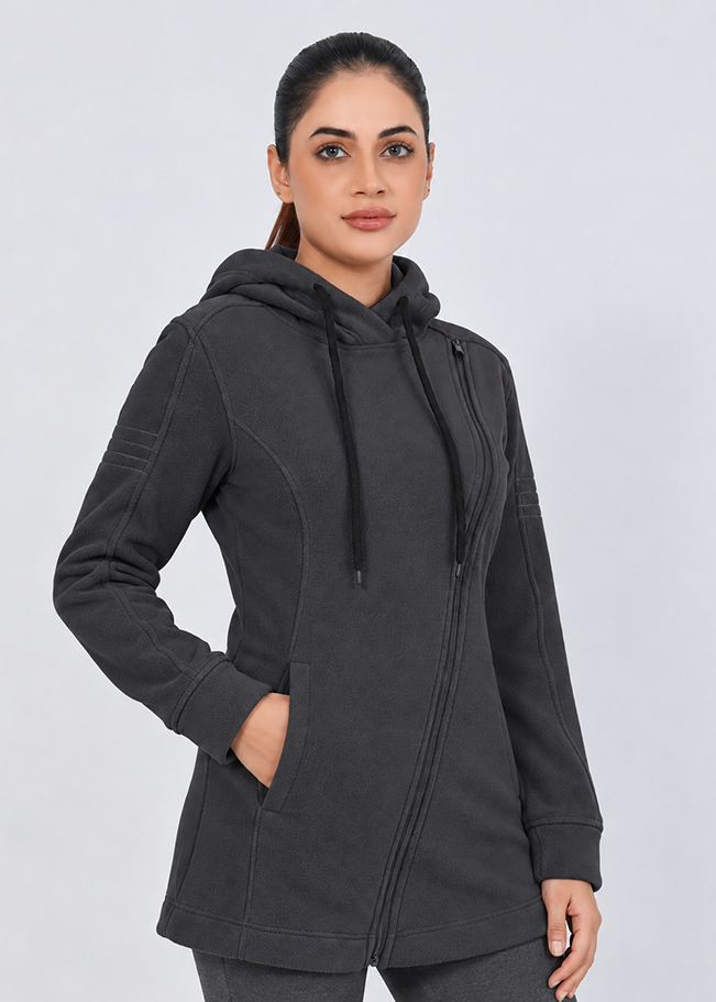 Crossover Hoodie - Black Gymrun