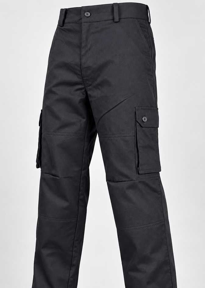 Cargo Trouser - Black Gymrun