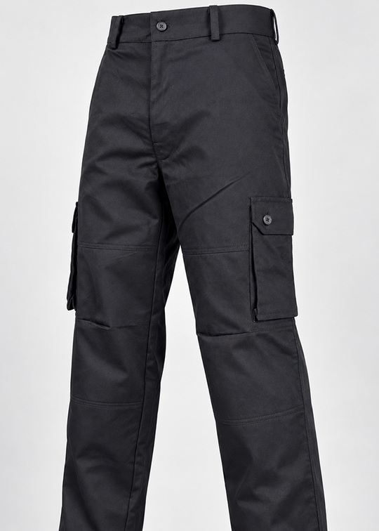 Cargo Trouser - Black Gymrun