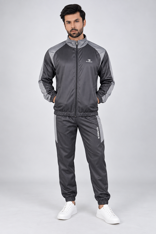 Season Flow Tracksuit - Black Gymrun