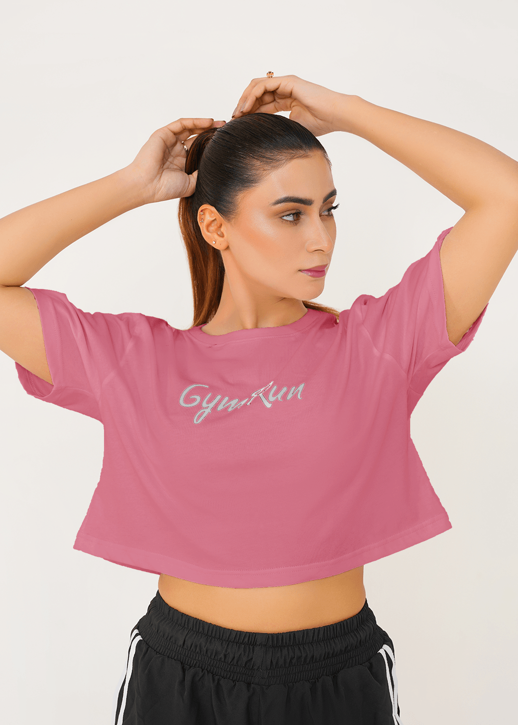 Pursuit Boxy Crop - Tea Pink
