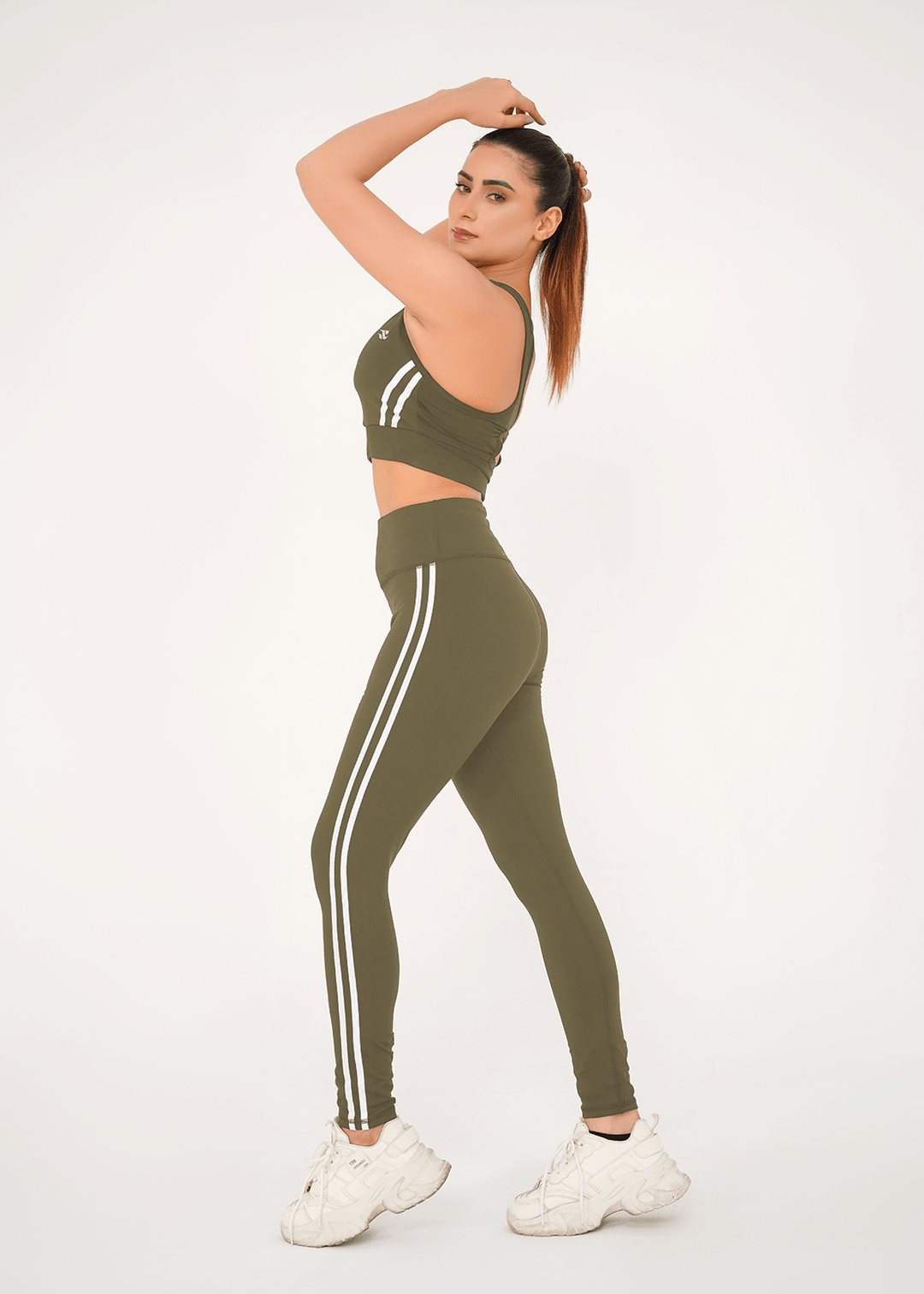 Impact Sports Bra + Legging - Olive