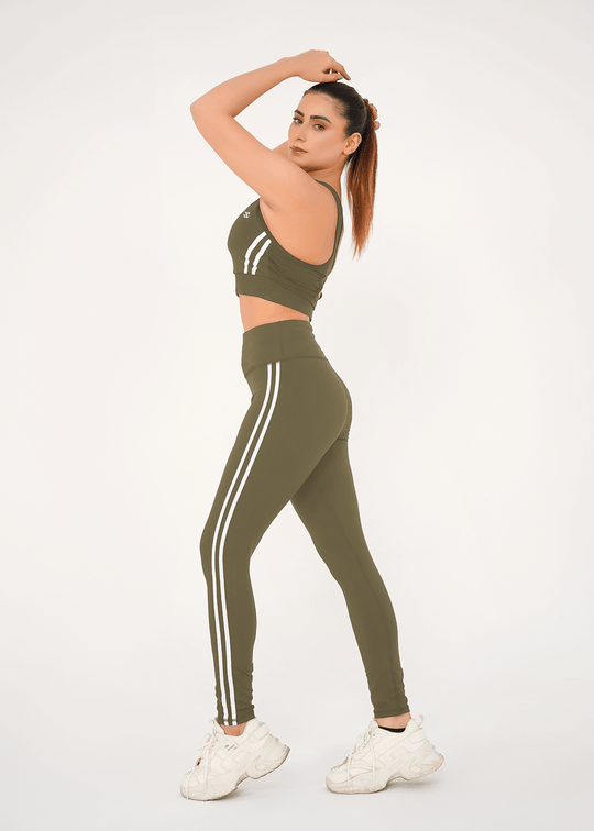 Impact Sports Bra + Legging - Olive