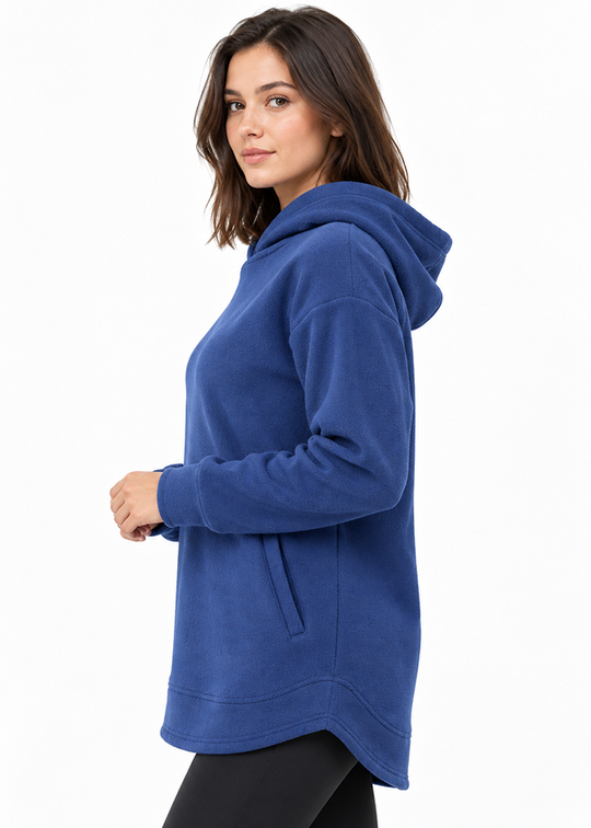 Cozy Curve Hoodie - Navy Gymrun