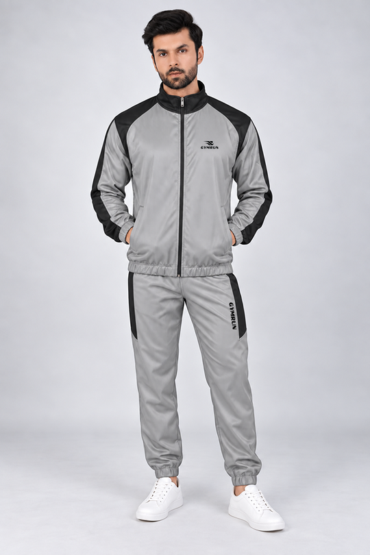 Season Flow Tracksuit - Grey Gymrun