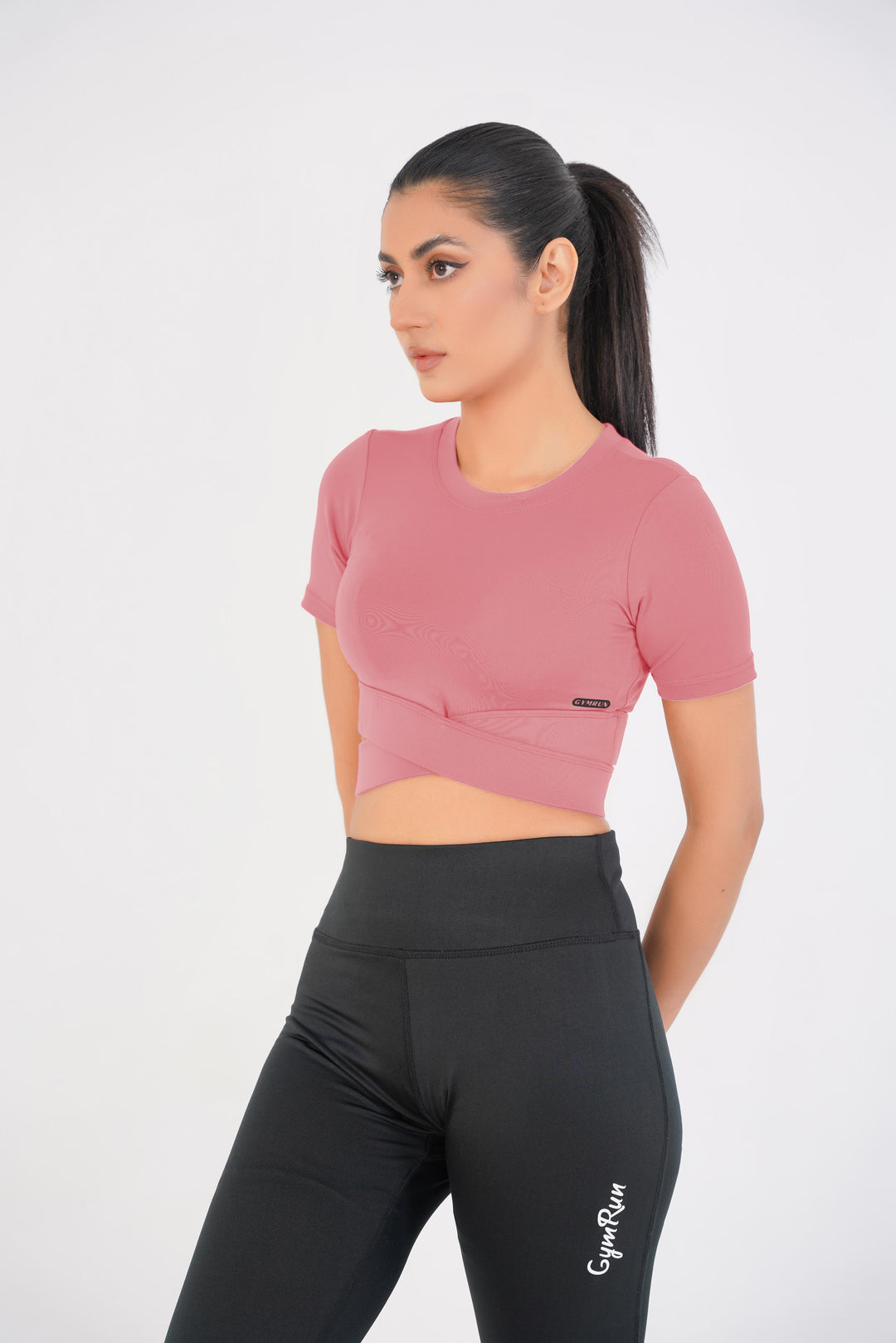 Cropped Wrap Tee