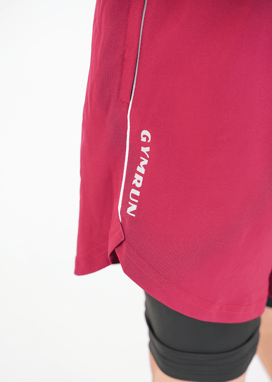 Prime Dual Short - Maroon