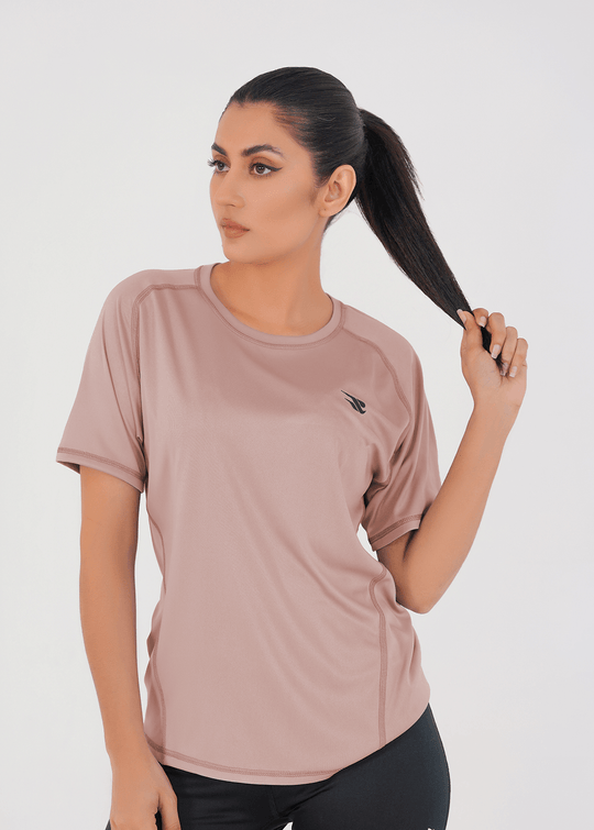 Women's Basic Performance T-Shirt - Fawn