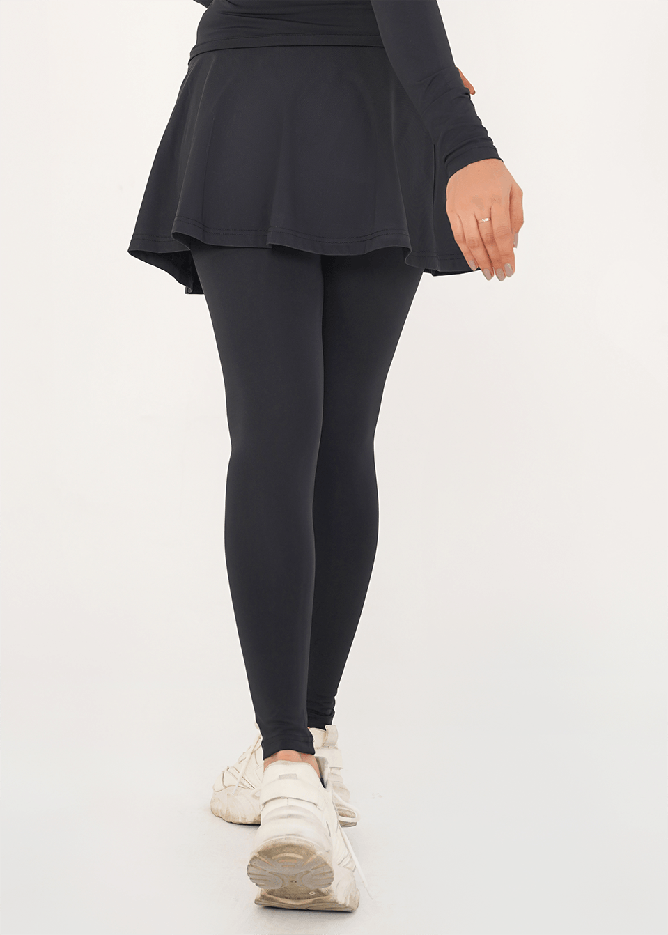 Stride Skirt Tights - black Gymrun
