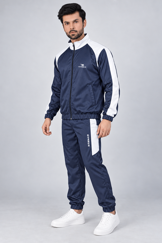 Season Flow Tracksuit - Navy Gymrun