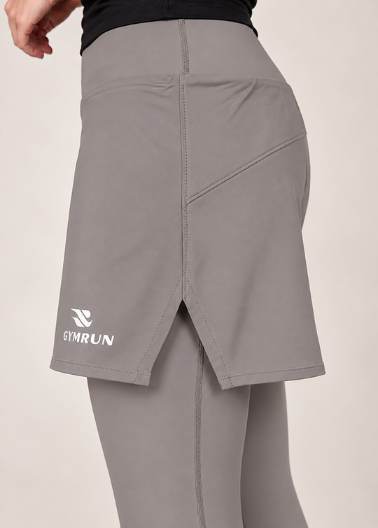 Stride Short Tights - Grey Gymrun