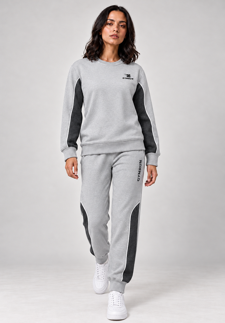 Stride Edge Set - Heather Grey/Charcoal Gymrun