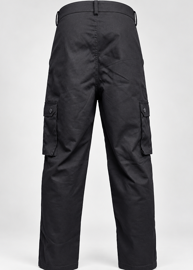 Cargo Trouser - Black Gymrun