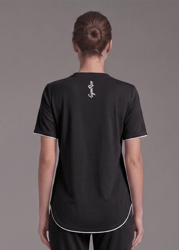 Motion Line T-Shirt - Black