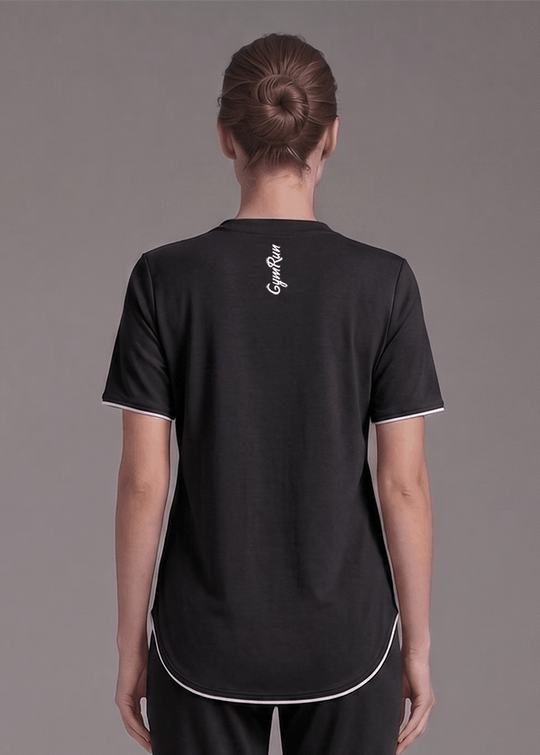Motion Line T-Shirt - Black