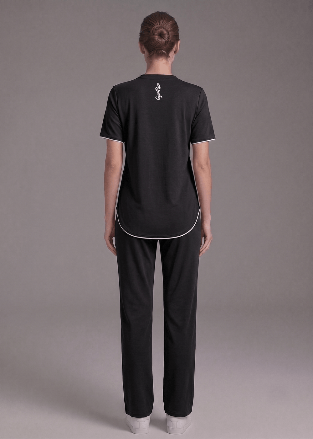 Motion Line Tracksuit - Black