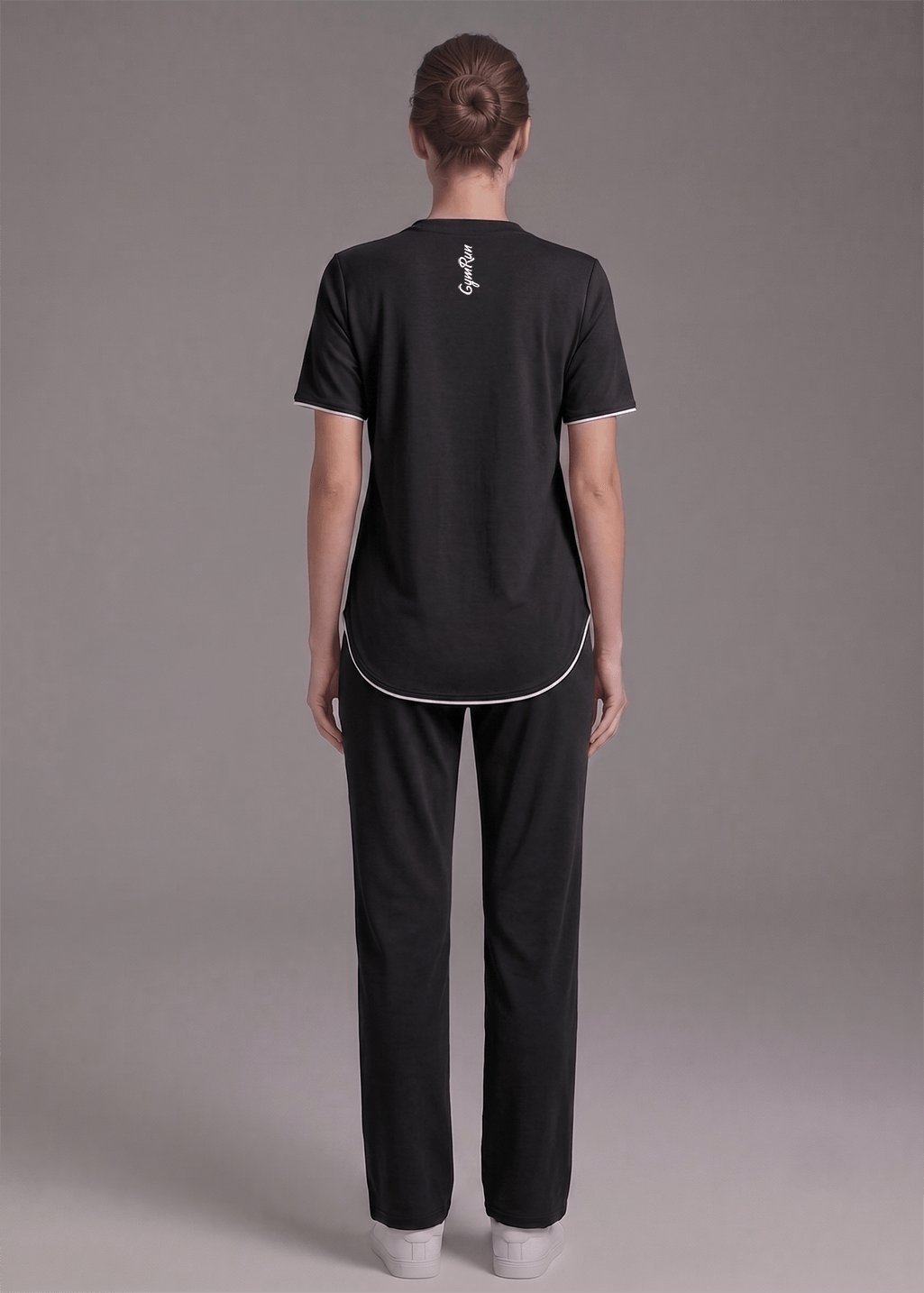Motion Line Tracksuit - Black