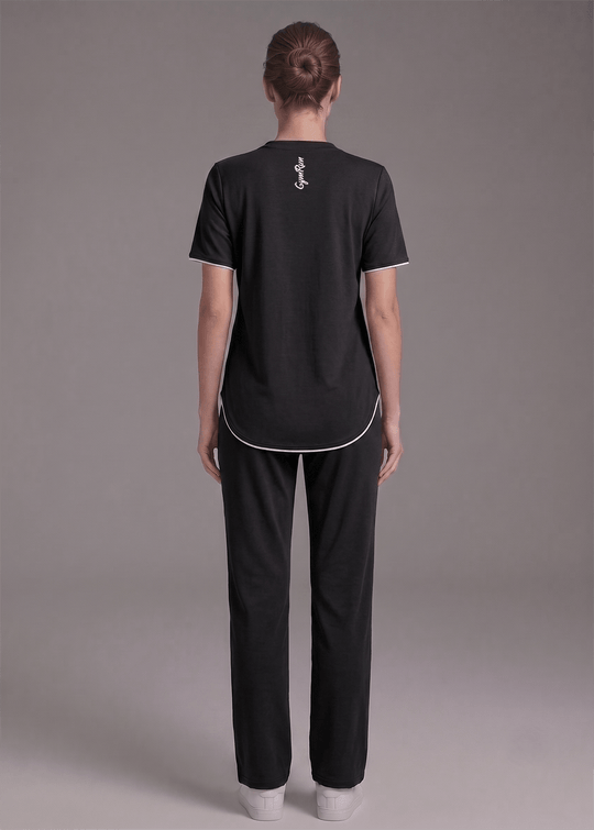 Motion Line Tracksuit - Black