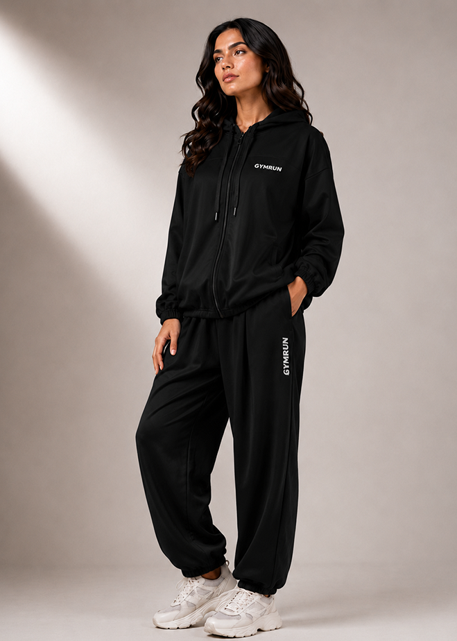 Zero Fit Tracksuit - Black