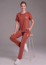 Motion Line Tracksuit - Intense Rust