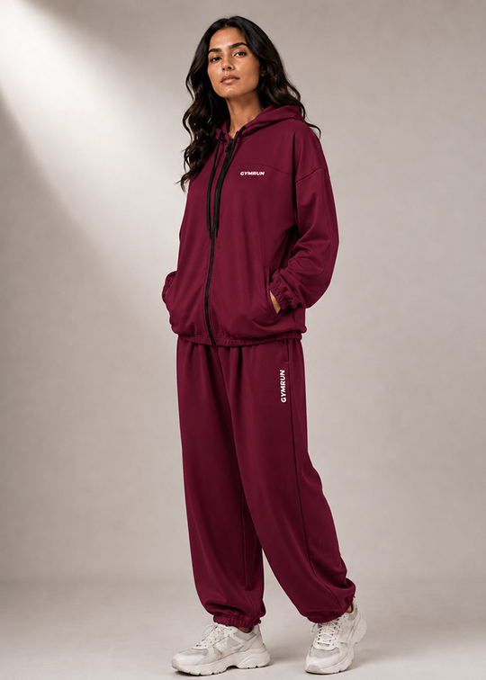 Zero Fit Tracksuit - Maroon