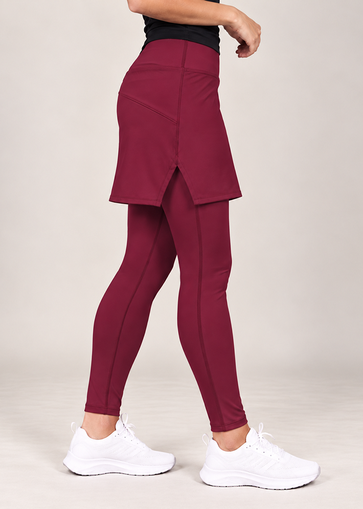 Stride Short Tights - Maroon Gymrun