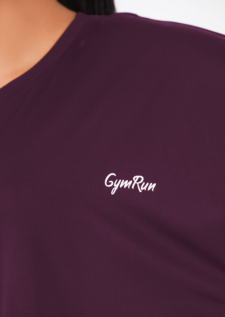 Oversized Modest T-shirt - Deep Plum