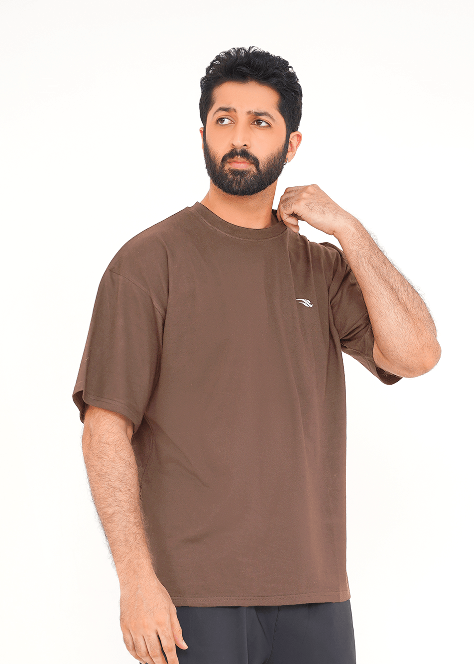 Essential Oversized Tee - Walnut Brown