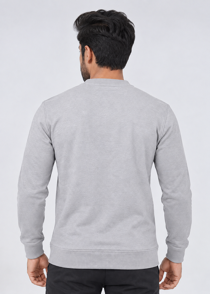 Notch Neck - Heather Grey Gymrun