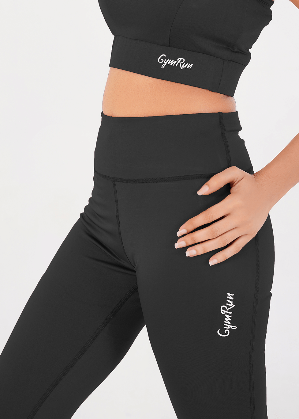Ladies Basic Performance Leggings - Black