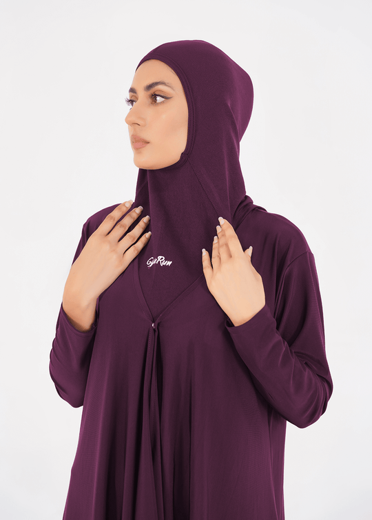 Cape Wrap Lite - Deep Plum