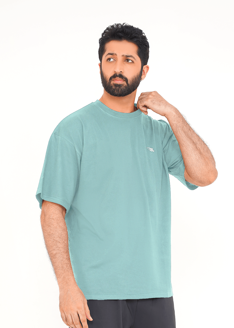 Essential Oversized Tee - Celeste Blue