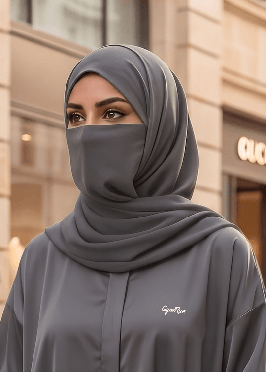 Grace Ride Abaya - Grey