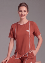 Motion Line T-Shirt - Intense Rust