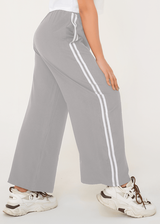 Women Velocity Stripe Trouser - Grey