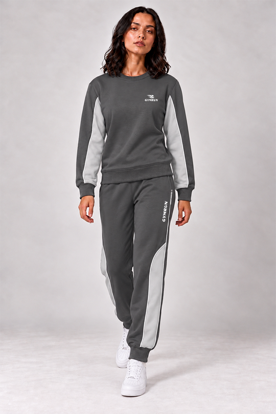 Stride Edge Set - Charcoal/Heather Grey Gymrun