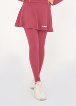 Stride Skirt Tights - Deep Plum