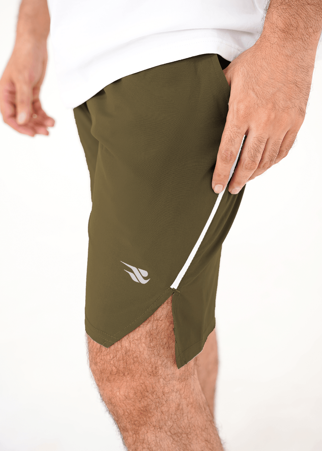 Prime Baggy Short - Olive/White
