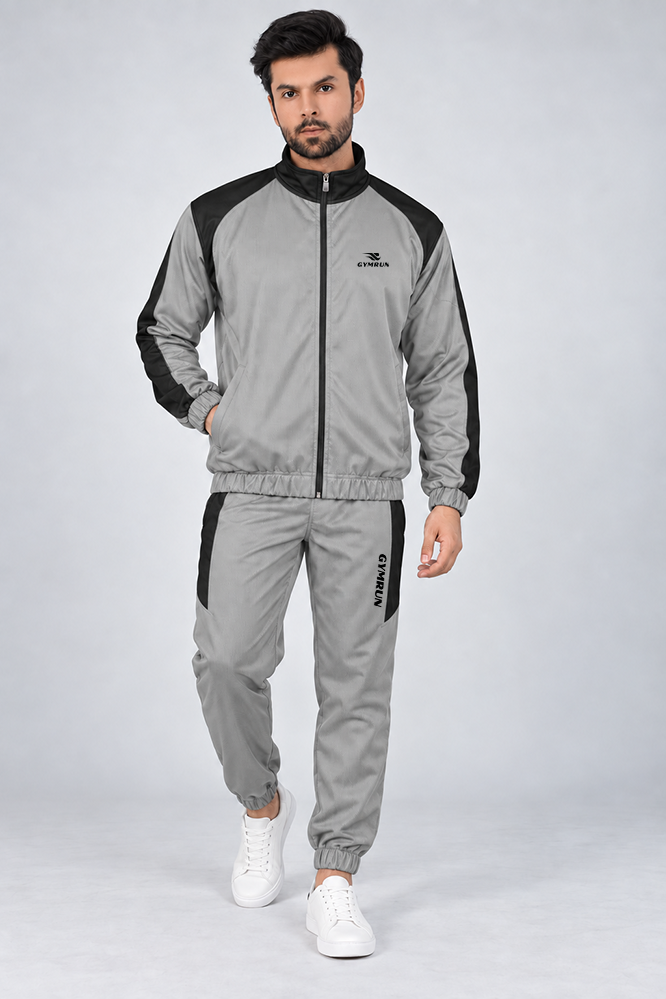 Season Flow Tracksuit - Grey Gymrun