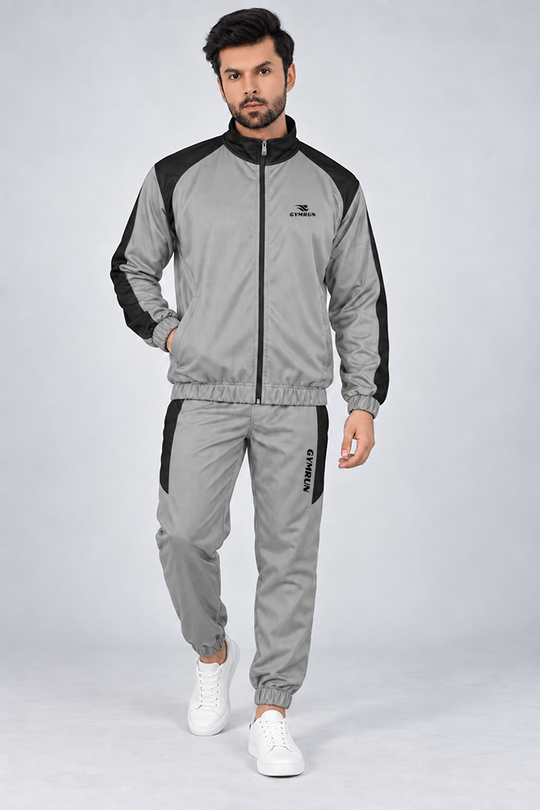 Season Flow Tracksuit - Grey Gymrun