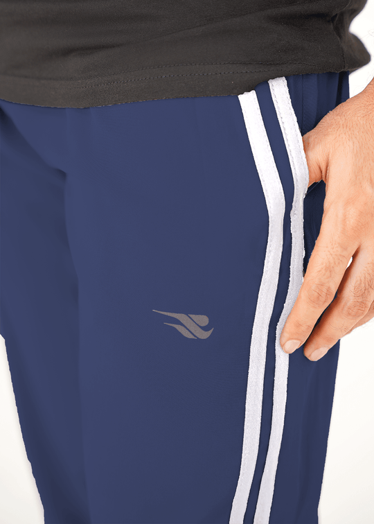 Men Velocity Stripe Trouser - Navy/White