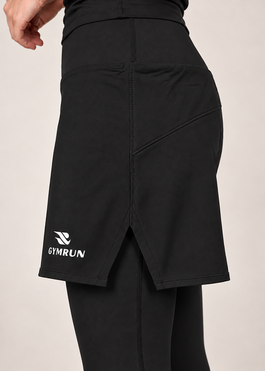 Stride Short Tights - Black Gymrun