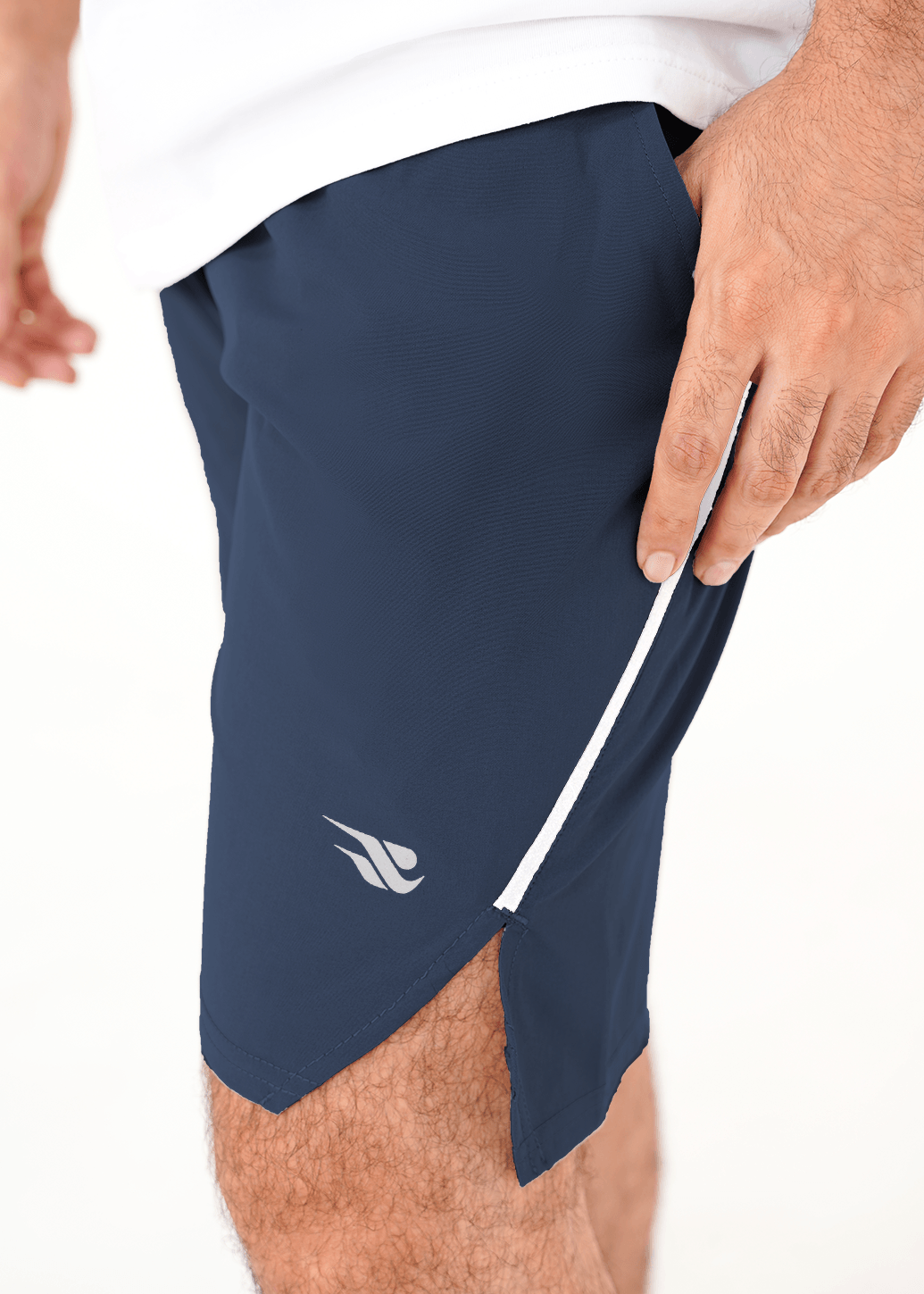 Prime Baggy Short - Navy/White
