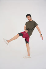 Prime Dual Short - Maroon