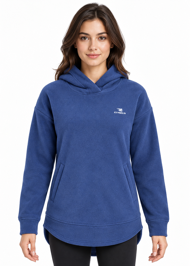 Cozy Curve Hoodie - Navy Gymrun