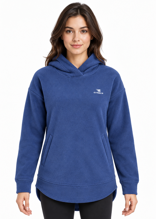 Cozy Curve Hoodie - Navy Gymrun