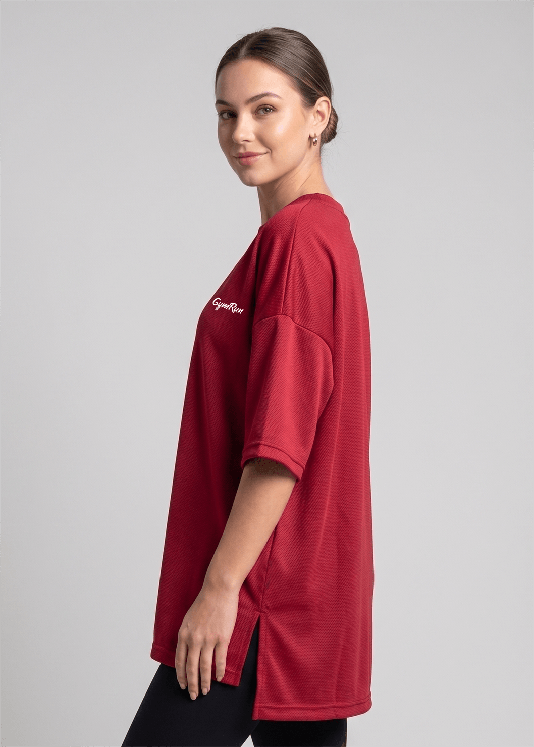 Prime Oversized T-Shirt - Maroon