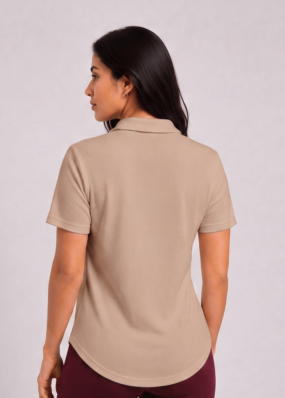 Signature Polo Shirt - Beige
